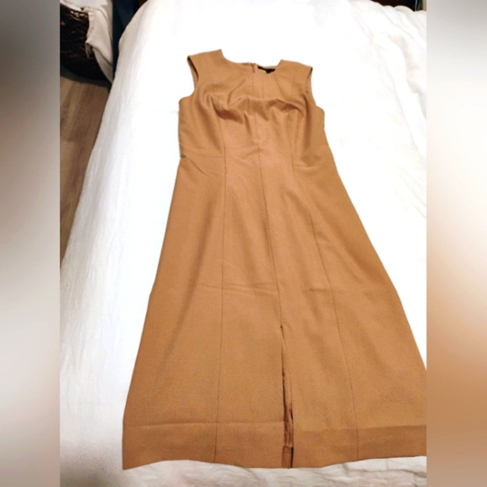 Banana Republic Tan Sleeveless Dress